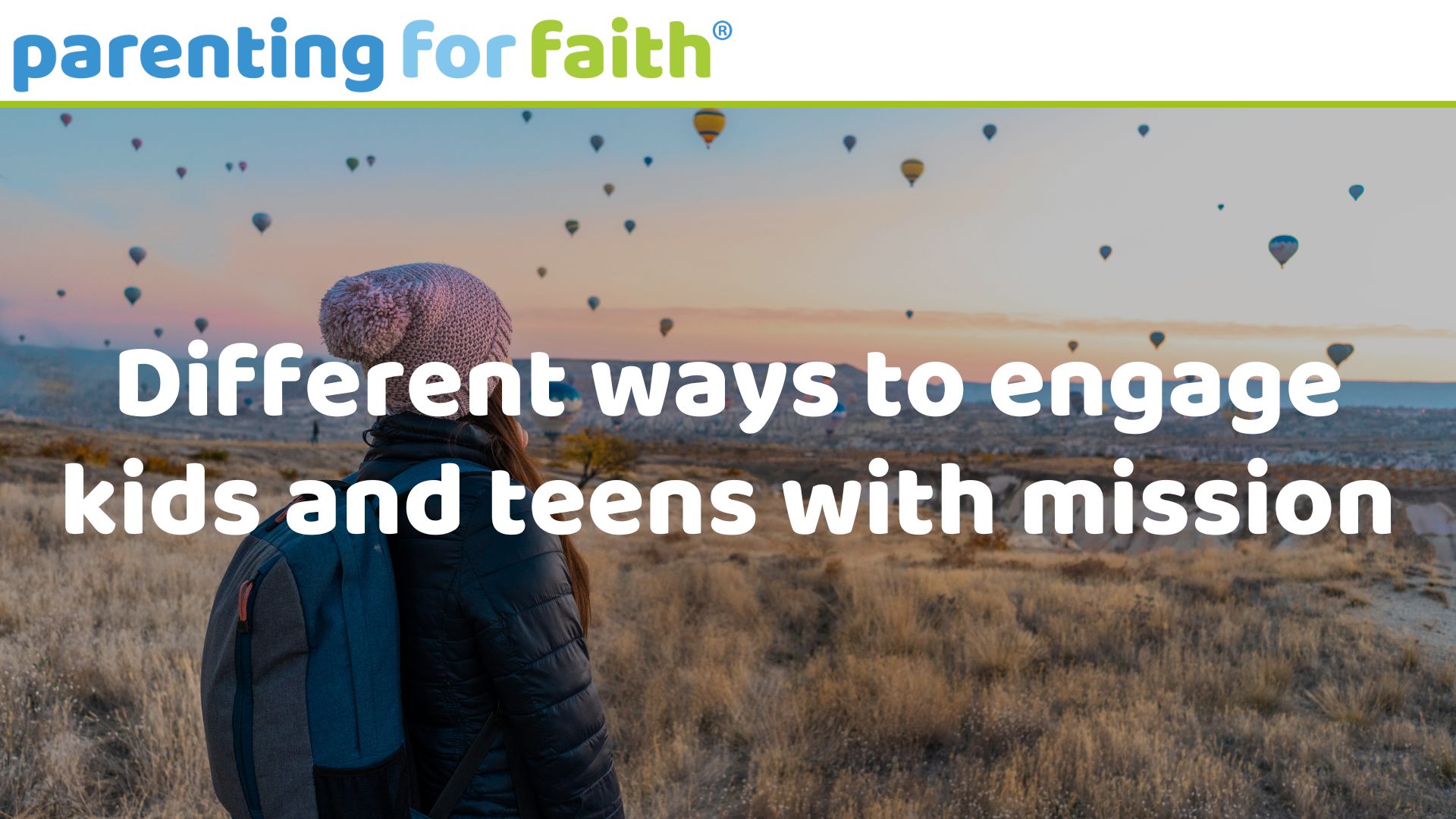 different ways to engage kids and teens with mission, image credit Oleksandr P from Pexels